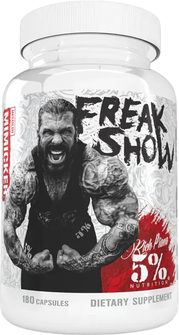 Rich Piana 5% Nutrition Freak Show Insulin Mimicker За оптимизиране на въглехидратния метаболизъм х 180 капсули
