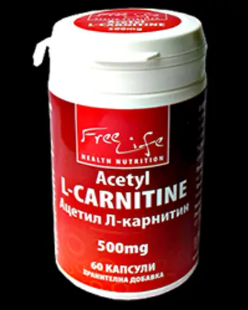 Acetyl L-Carnitine 60 капсули, 60 Дози
