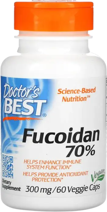 Doctor's Best Fucoidan Extract 70% Екстракт от фукоидан за имунитет и антиоксидантна защита