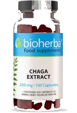 Bioherba Full Spectrum Chaga Mushroom Мощен антиоксидант и адаптоген