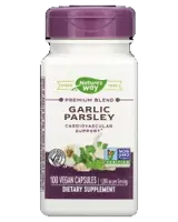 Nature's Way Garlic & Parsley 545 mg Чесън и магданоз за имунитет и сърдечно здраве х 100 капсули