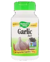 Nature's Way Garlic Bulb 580 mg Екстракт от чесън за сърдечно-съдова система и имунитет х 100 капсули