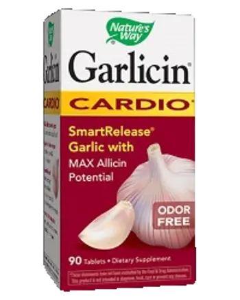 Nature's Way Garlicin Cardio 350 mg Подкрепа за сърдечно-съдовата система х 90 капсули