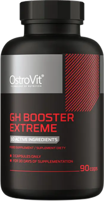 OstroVit GH Booster Extreme Специализирана Формула за Поддържане на Хормоналния Баланс - 90 капсули, 30 дози