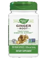 Nature's Way Ginger Root 550 mg За храносмилане и имунитет х 100 капсули