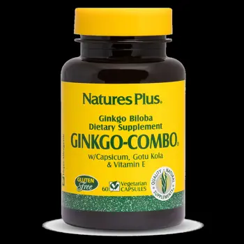 Natures Plus GINKGO COMBO – Гинко Билоба комплекс за памет и концентрация х 60 капсули