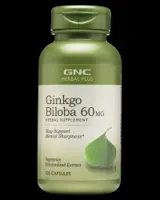 Ginkgo Biloba 60 mg - 100 капсули, 100 Дози