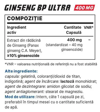 Ginseng BP Ultra 400 mg