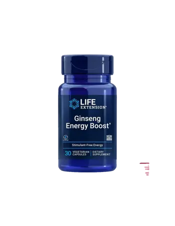 Life Extension Ginseng Energy Boost Антистрес формула и енергия х 30 капсули