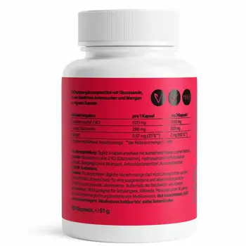 ZEINpharma Глюкозамин с Манган / Glucosamine with Mangan 90 капсули
