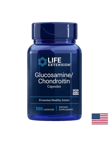 Life Extension Glucosamine & Chondroitin Глюкозамин с Хондроитин х 100 капсули