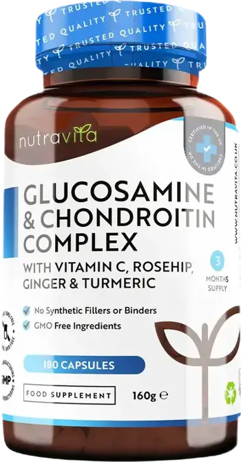 Глюкозамин Хондроитин с Куркума, Джинджифил и Витамин C / Glucosamine Chondroitin | with Turmeric, Ginger & Vitamin C