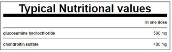 MyProtein Glucosamine HCL & Chondroitin Глюкозамин Хидрохлорид & Хондроитин - 120 таблетки, 120 дози