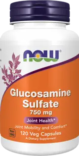 NOW Foods Glucosamine Sulfate 750 мг Глюкозамин Сулфат