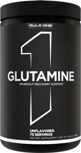 Rule1 Glutamine 100% Micronized L-Glutamine Микронизиран Глутамин