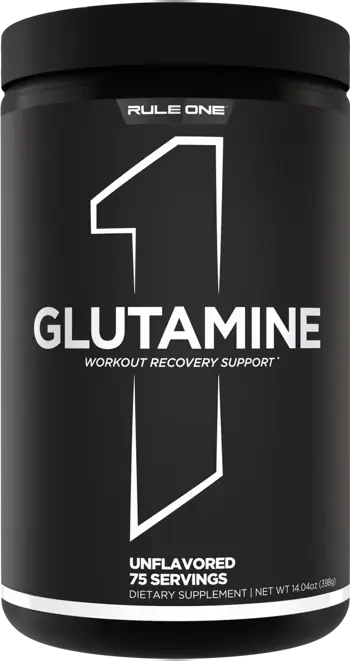 Rule1 Glutamine 100% Micronized L-Glutamine Микронизиран Глутамин