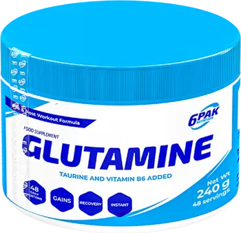 6PAK Nutrition Glutamine Pure Глутамин на Прах - 240 грама, 48 дози