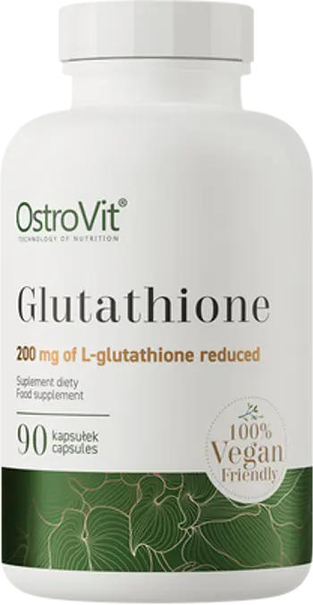 OstroVit Glutathione 200 мг Vege Глутатион - 90 капсули, 90 дози