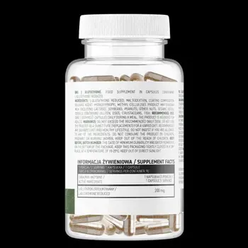 OstroVit Glutathione 200 мг Vege Глутатион - 90 капсули, 90 дози