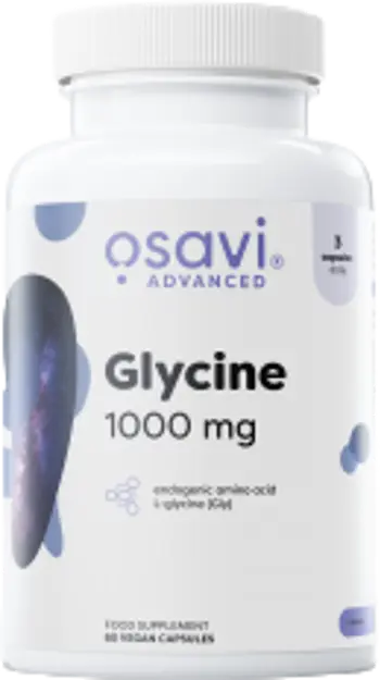 Osavi Glycine 1000 mg Подкрепа за нервната система и синтеза на колаген х 60 капсули