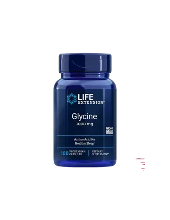 Life Extension Glycine 1000 mg Глицин за спокоен сън х 100 капсули