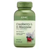 GNC Herbal Plus® Червена боровинка & D-Маноза - 60 капсули, 30 дози