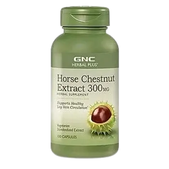 GNC Herbal Plus® Див Кестен Екстракт 330 мг - 100 капсули, 100 дози