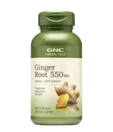 GNC Herbal Plus® Джинджифил Корен 550 мг - 100 капсули, 100 дози