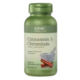 GNC Herbal Plus® Канела & Хром - 60 капсули, 60 дози
