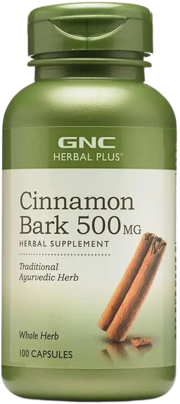 GNC Herbal Plus® Канела Кора - 100 капсули, 100 дози