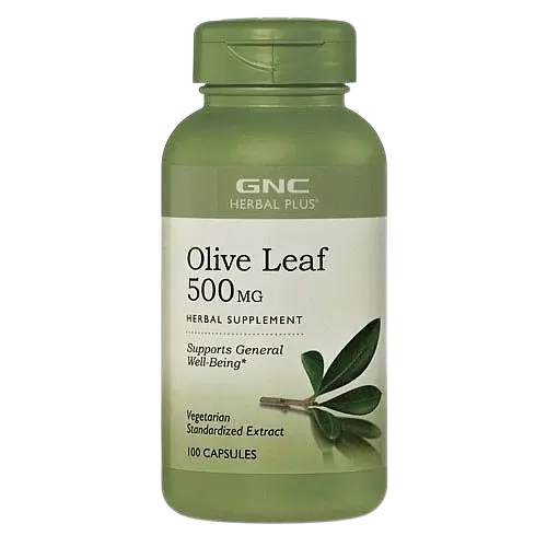 GNC Herbal Plus® Маслинови Листа Екстракт 500 мг - 100 капсули, 100 дози