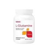 GNC Л- Глутамин 1000 мг - 100 вегетариански каплети, 100 дози