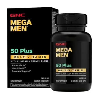 GNC Mega Men 50 Plus One Daily Мултивитамини за мъже над 50 х 60 капсули