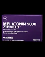 Melatonin Zipmelt 5000 мкг - 60 Таблетки, 60 Дози
