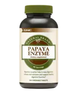 GNC Natural Brand™ Папая Ензими - 240 таблетки за дъвчене, 80 дози
