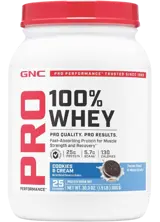 GNC ПРО ПЪРФОРМАНС 100% СУРОВАТЪЧЕН ПРОТЕИН БИСКВИТКА&КРЕМ - 860 грама, 25 дози