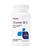 GNC Витамин В-2 100 мг - 100 вегетариански таблетки, 100 дози