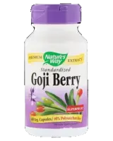 Nature's Way Standardized Goji Berry 500 mg За антиоксидантна защита и тонус х 60 капсули