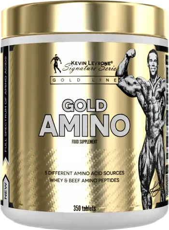Kevin Levrone Gold Amino Whey & Beef Amino Peptides Комплексни Аминокиселини - 350 таблетки, 35 дози