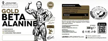 Kevin Levrone Gold Beta-Alanine Powder Бета-Аланин - 300 грама, 100 дози