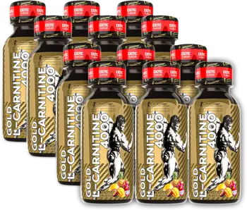 Kevin Levrone Gold L-Carnitine 4000 Shot L-Карнитин на Шотове - 12 шота x 120 мл, 12 дози