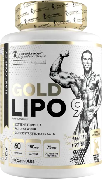 Kevin Levrone Gold Line Lipo 9 Thermogenic Fat Burner Термогенeн Фетбърнър - 60 капсули, 60 дози