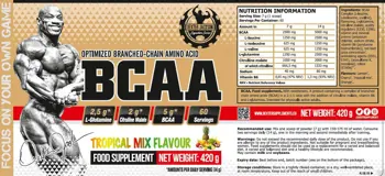 Dexter Jackson Gold Series BCAA with L-Glutamine & L-Citrulline Malate За възстановяване и мускулен растеж