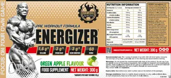 Dexter Jackson Gold Series Energizer Pre-Workout Formula Предтренировъчен комплекс