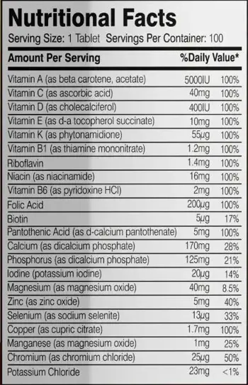Gold Series | Multi Vitamin Advanced Daily Formula
