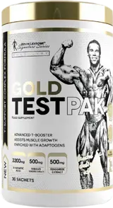 Kevin Levrone Gold Test Pak with DAA, Fenugreek & Tribulus Тестостеронов Бустер - 30 пакета, 30 дози