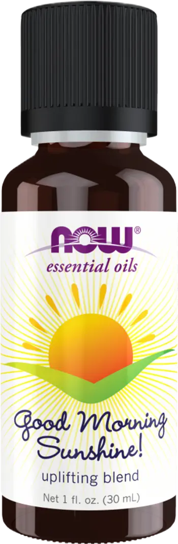 NOW Foods Good Morning Sunshine! Uplifting Oil Blend Етерично Масло от Розмарин, Грейпфрут, Портокал и Канелена Кора - 30 мл