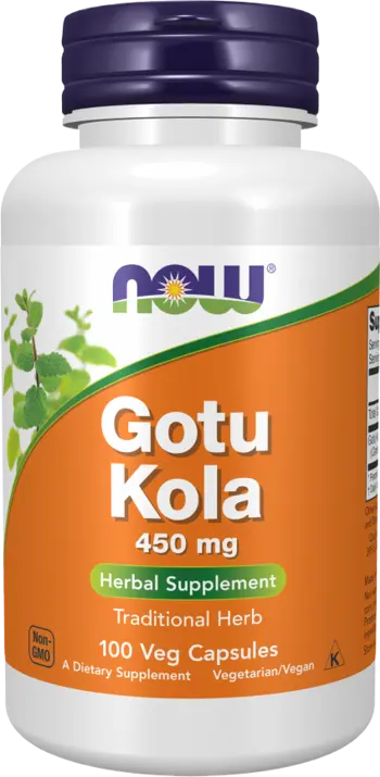 NOW Foods Gotu Kola 450 мг Готу Кола - 100 веге капсули, 50 дози