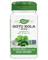 Nature's Way Gotu Kola 475 mg Подкрепа за кръвоносните съдове и когнитивните функции х 100 капсули