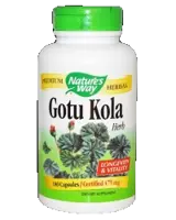 Nature's Way Gotu Kola 475 mg За здраве на вените и когнитивни функции х 180 капсули